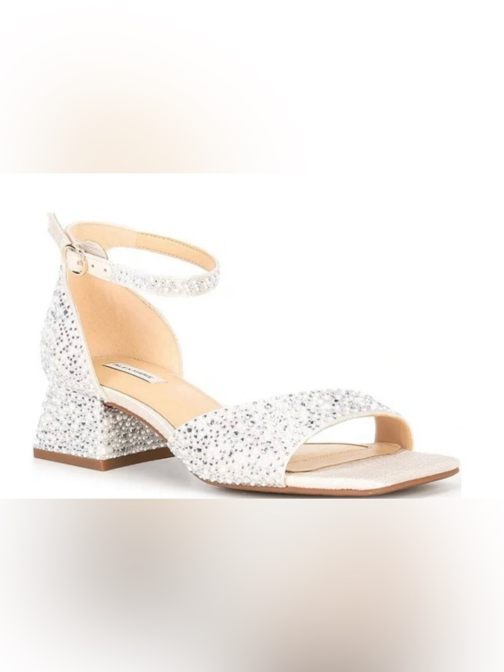 Alex Marie Belami Pearl Square Tow Block Heel Sandals